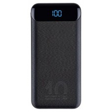 RIVACASE VA2540 (10000mAh) Negro QC/PD 20W, LCD